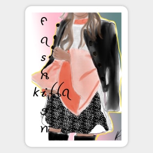 Fashion killa Sticker